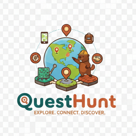 Hunter the Beaver - QuestHunt Mascot